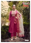 Madhu Vol 1 By Mystic 9 Mul Chanderi Kurti With Bottom Dupatta